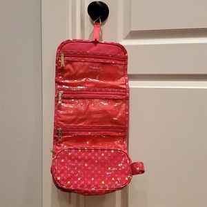 Travel roll up makeup bag